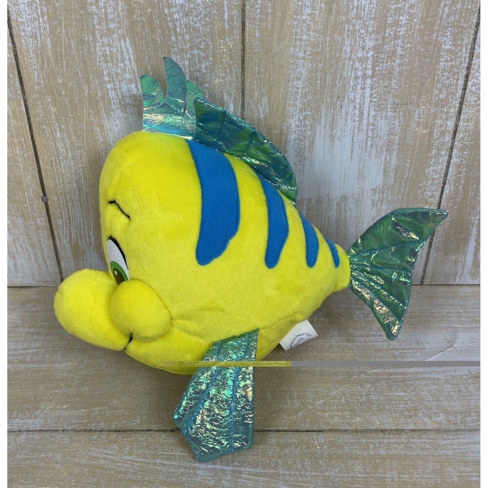 Disney The Little Mermaid Flounder 8" Plush By Applause